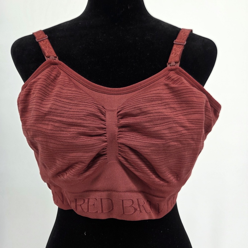 3 Kindred Bravely Bamboo Nursing Sleep Bra L Black, Beige, Burgundy